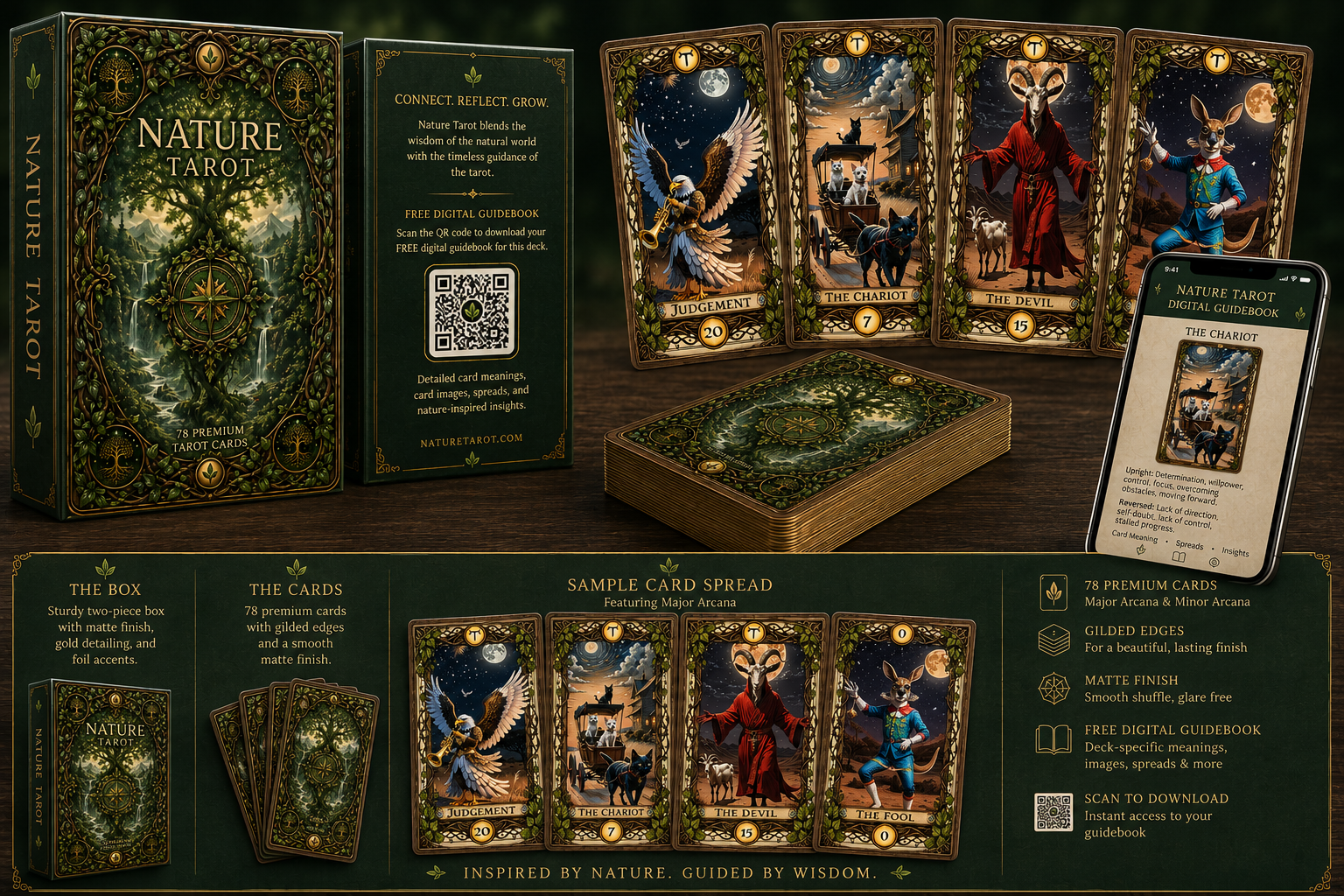 Placeholder preview for the Nature Tarot deck